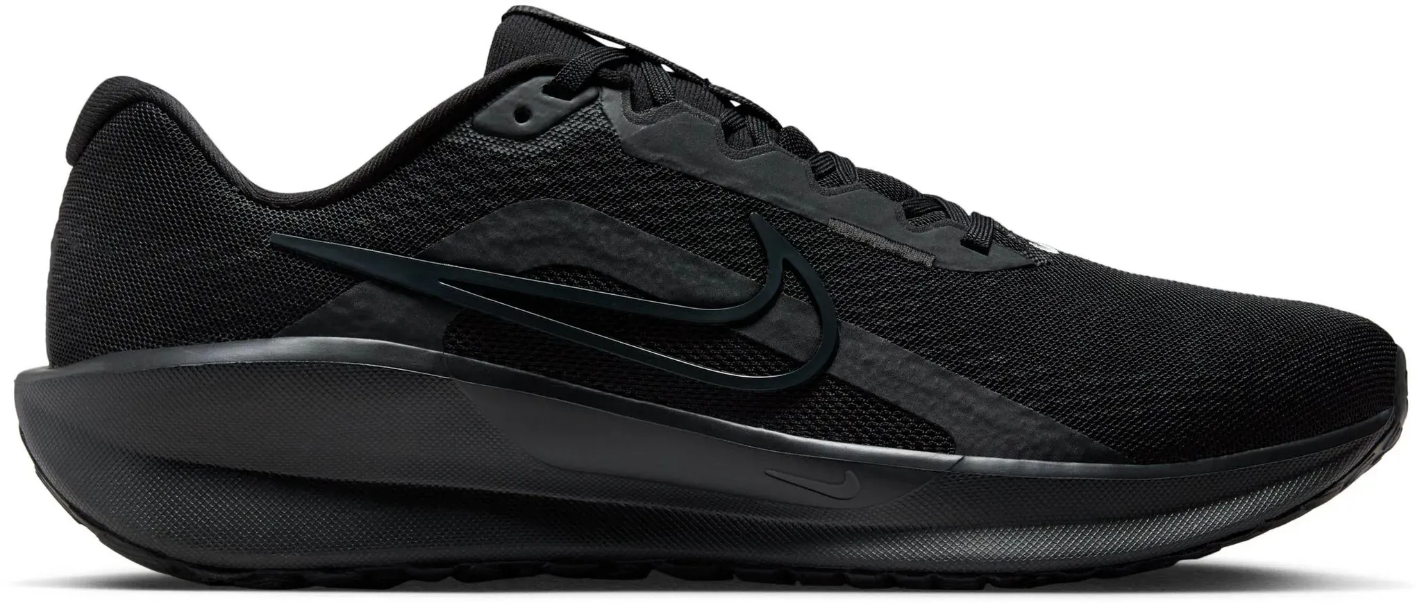 Nike DOWNSHIFTER 13 Laufschuhe Herren in anthracite-black-wolf grey, Größe 45 1/2 - schwarz