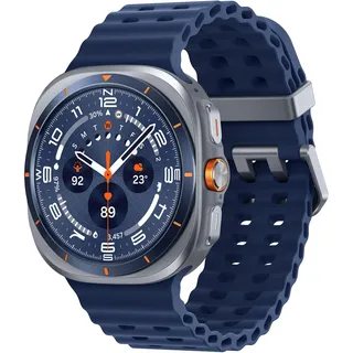 LTE 47 mm Titanium Blue Marine Band Blue