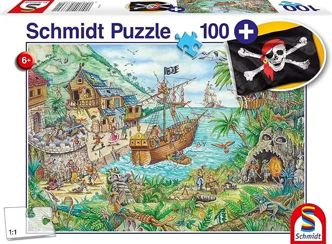 Schmidt Puzzle 56330 - In der Piratenbucht [100 Teile] | Zustand: Neu & original versiegelt