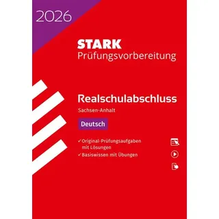 STARK Deutsch - Realschulabschluss 2026 Sachsen-Anhalt - Prüfungsvorbereitung