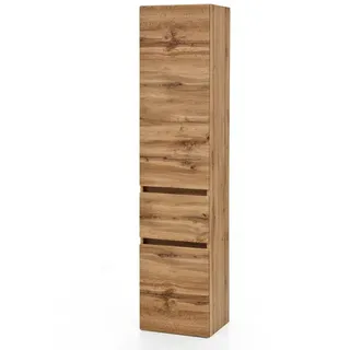 Held Held-Möbel Hochschrank Baabe Holzoptik Braun Eiche