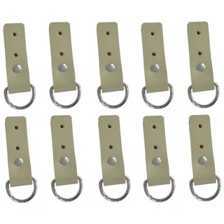 Miederhoff Anhänger 10 Stück - Aufrollriemen 82 mm, Gewebeverstärkt, Kunststoff