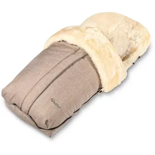 Fellhof Kinderwagenfellsack Cortina / Fußsack, Farben: Taupe