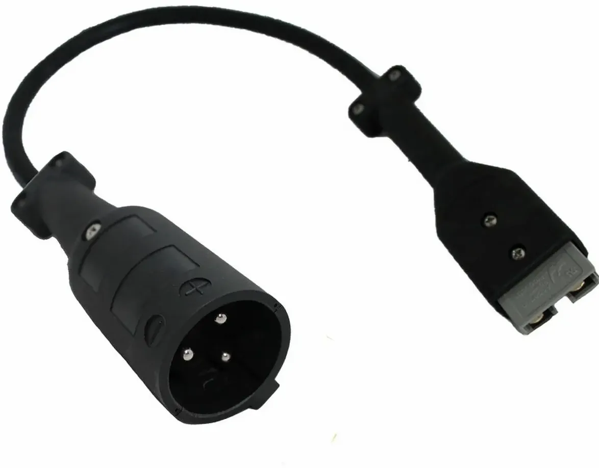 Golfcar Stecker 3pin für Club Car 48V 160cm inkl. Anderson SB50