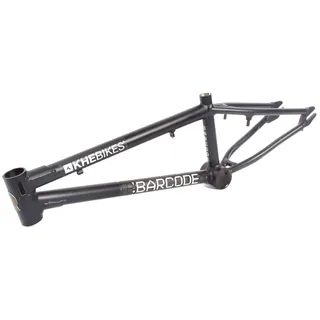 KHE BMX Rahmen Barcode schwarz Aluminium KHEBIKES Einheitsfarbe 20"