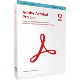 Adobe Acrobat Pro 2020 EDU CD/DVD DE Win Mac