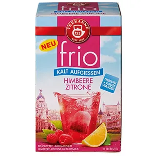 Teekanne Frio Himbeere Zitrone Früchtetee 18x2,5 g 