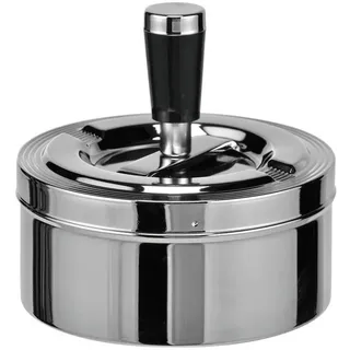 Gravidus Drehaschenbecher Aschenbecher Ascher Windaschenbecher Drehascher verchromt