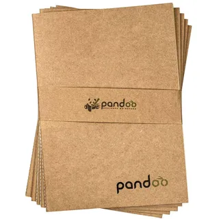 pandoo 5 pandoo Notizhefte DIN A4 blanko, natur Softcover 40 Seiten