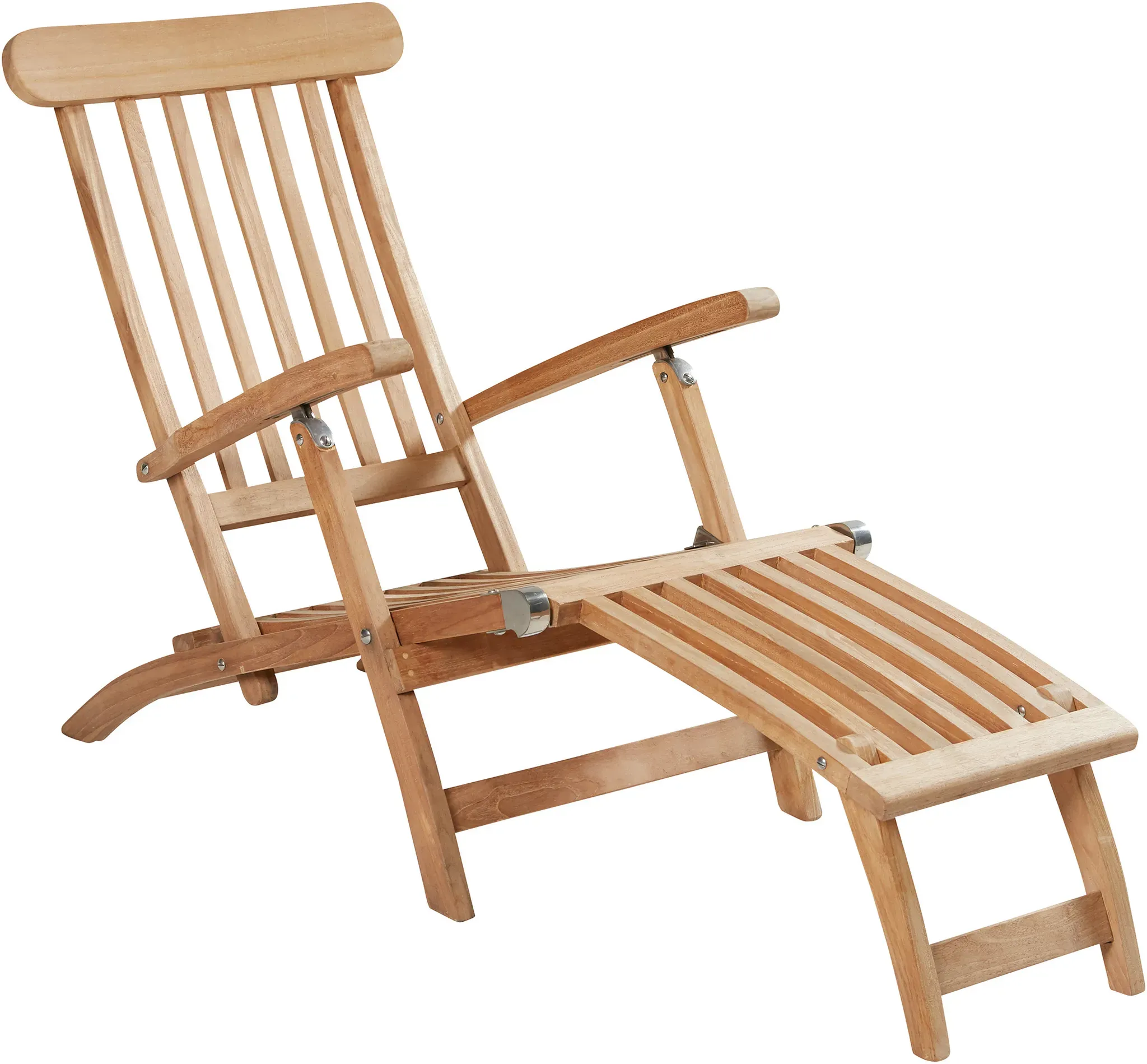 LC Garden »Kampen« Teak Deckchair Gartenliege 160x59x88cm