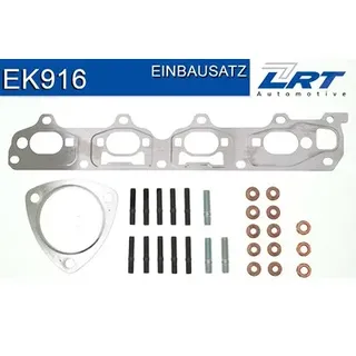 Lrt Montagesatz, Abgaskrümmer