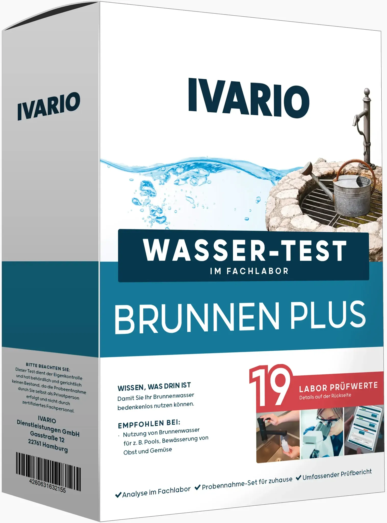 Brunnenwasser-Analyse PLUS