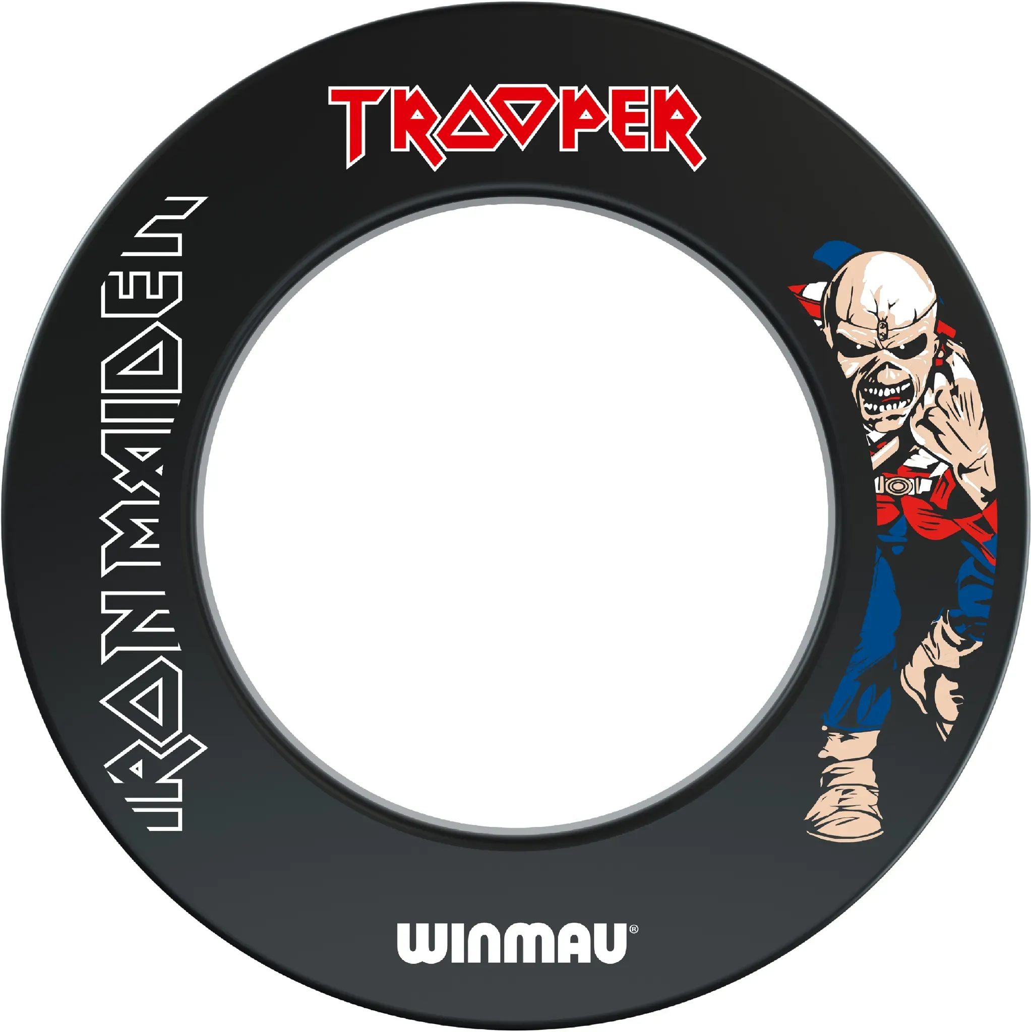 Winmau Auffangring für Dartspiele "Catchring Winmau Trooper - 4447",schwarz,