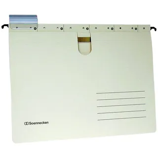 SOENNECKEN Hängehefter DIN A4 220g kaufm. Heftung chamois 25