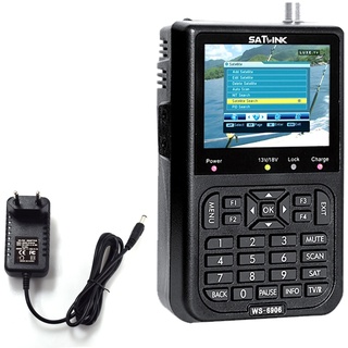 VISLONE Digitales Satellitensignal Finder Meter WS6906 3.5in LCD Display Daten