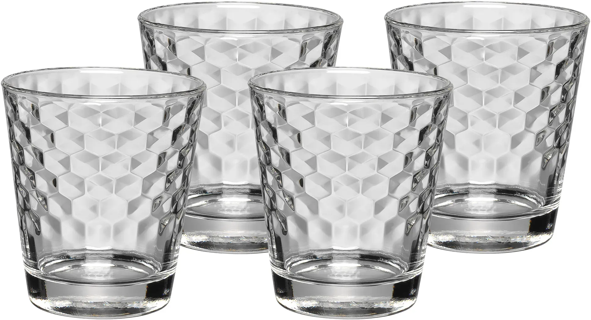 WMF Tumbler Latte Macchiato-Gläser COFFEE TIME 4er-Set 230 ml Longdrinkgläser