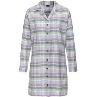 VIVANCE DREAMS Damen Nachthemd lila-mint-kariert Gr.46