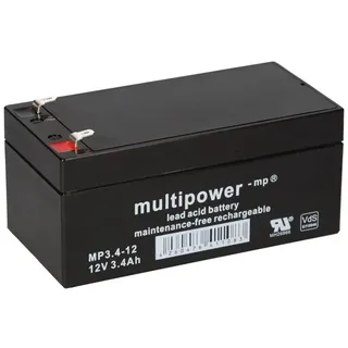 Akkuman.de Akkutechnik vom Fachmann Aquatec Invacare 12V 3,4Ah Batterie für Beluga Elan Fortuna und Rio Lifter zum Selbsteinbau