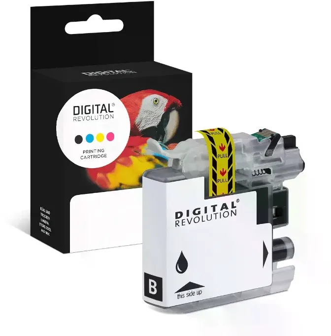 Digital Revolution Tinte kompatibel mit Brother LC-123BK  schwarz