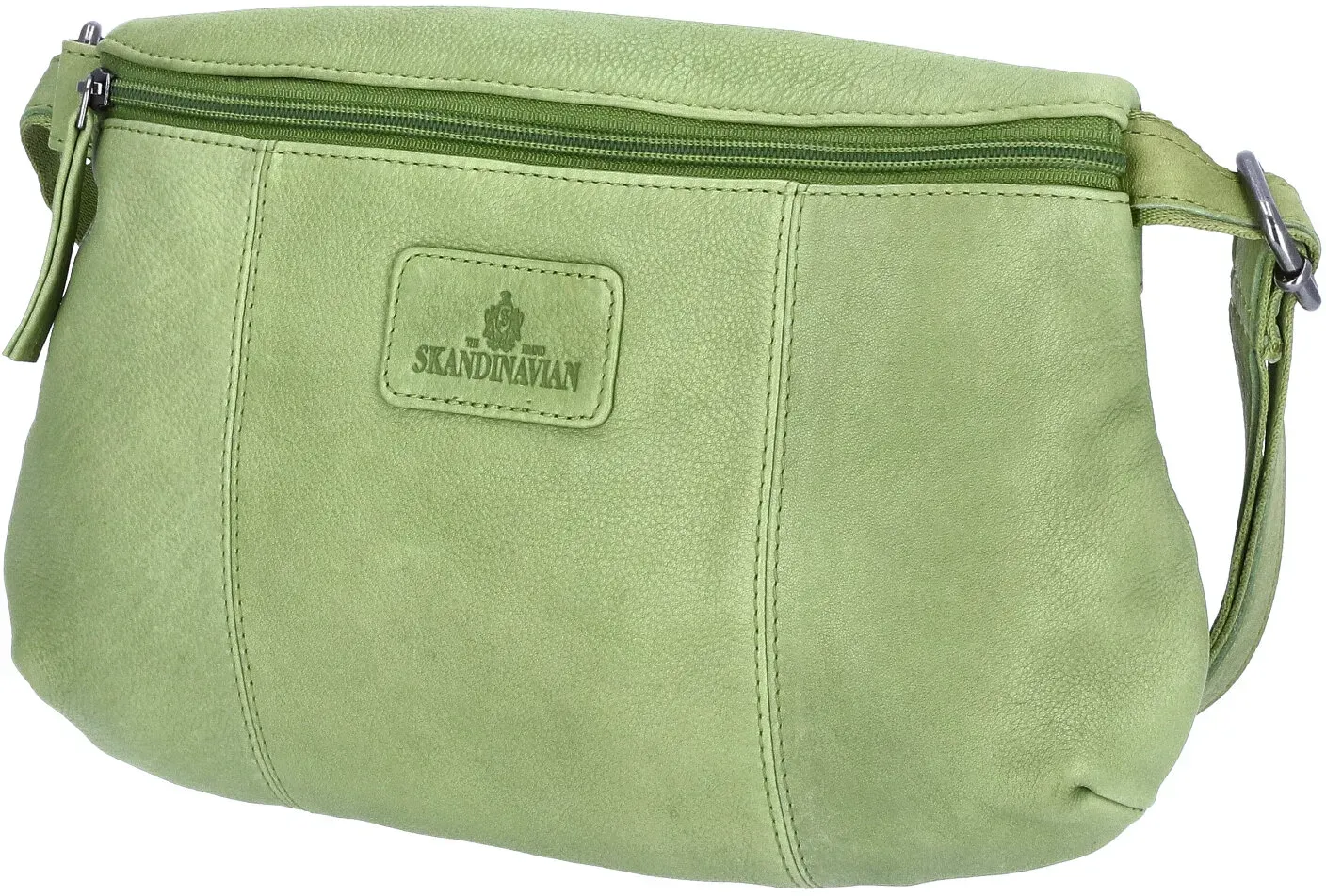 The Skandinavian Brand Leder Crossbody Bag - Green