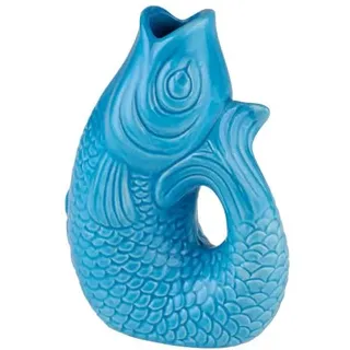 Gift Company [MM][W] Monsieur Carafon, Fisch, Vase, XS, Lagoon, 0,2 Liter, 9,5x13x6cm