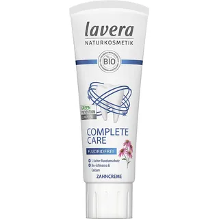 Lavera Complete Care Zahncreme Zahnpasta Fluoridfrei 5-facher Rundumschutz 75 ml