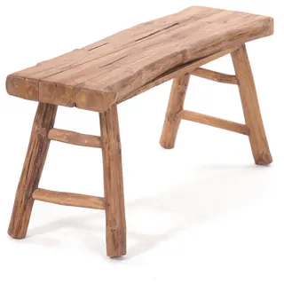 DESIGN DELIGHTS Sitzbank, Natur, Holz, 93x44x33 cm, Esszimmer, Bänke, Sitzbänke