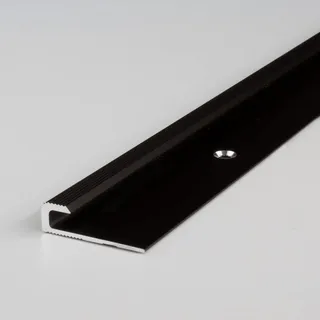 PROVISTON | Einfass- | Aluminium 30 x 5 x 1000 mm Bronze Dunkel Einschubprofil Abschlussleiste Bodenprofil