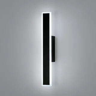 Comely - led Wandlampe Innen Schwarz 12W Moderne Rechteckiges Design Kreatives Wandleuchte mit 3 Farbtemperaturen für Schlafzimmer Wohnzimmer Treppe