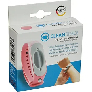 Cleanbrace Desinfektionsarmband 2.0 in Pink - Armband Flüssigkeit