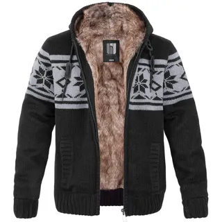 bw-online-shop Norweger Strickjacke Taylor schwarz, Größe L