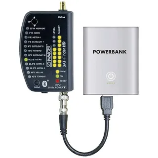 Schwaiger Sat-Finder HD + Powerbank SAT Finder