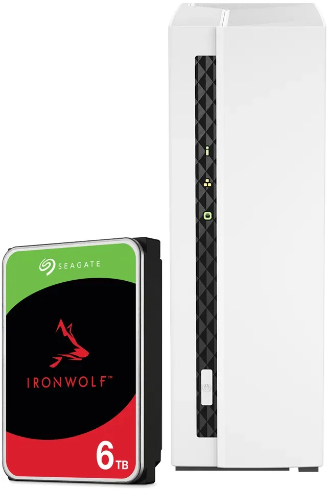 QNAP TS-133 6TB Seagate IronWolf NAS-Bundle NAS inkl. 1x 6TB Seagate IronWolf 3.5 Zoll SATA Festplatte