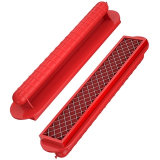 Bavokon Hot-Dog-Schneider,Handheld Hot Dog Slicer Criss - Slot Dog Cutter zum Grillen, nützliche Küchenhelfer für Grillpartys im Garten, Camping-Picknick