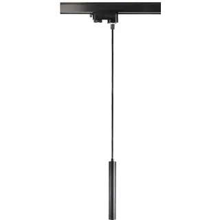 Deko-Light 3-Phasen-Pendelleuchte Slim, 5W, DIM, 2700 K, Schwarz