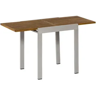 Merxx Balkonausziehtisch 130 x 65 x 75 cm beige/silber
