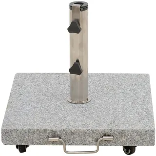 Siena Garden Schirmständer Ennio 28 kg 45 cm x 45 cm x 3,7 cm Grau