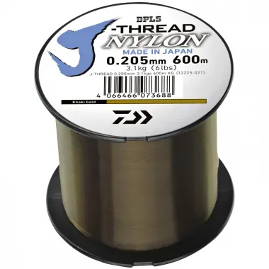 Daiwa J-Threads DPLS (khaki), Khaki Gold, Ø mm: 0,205 / 600 m