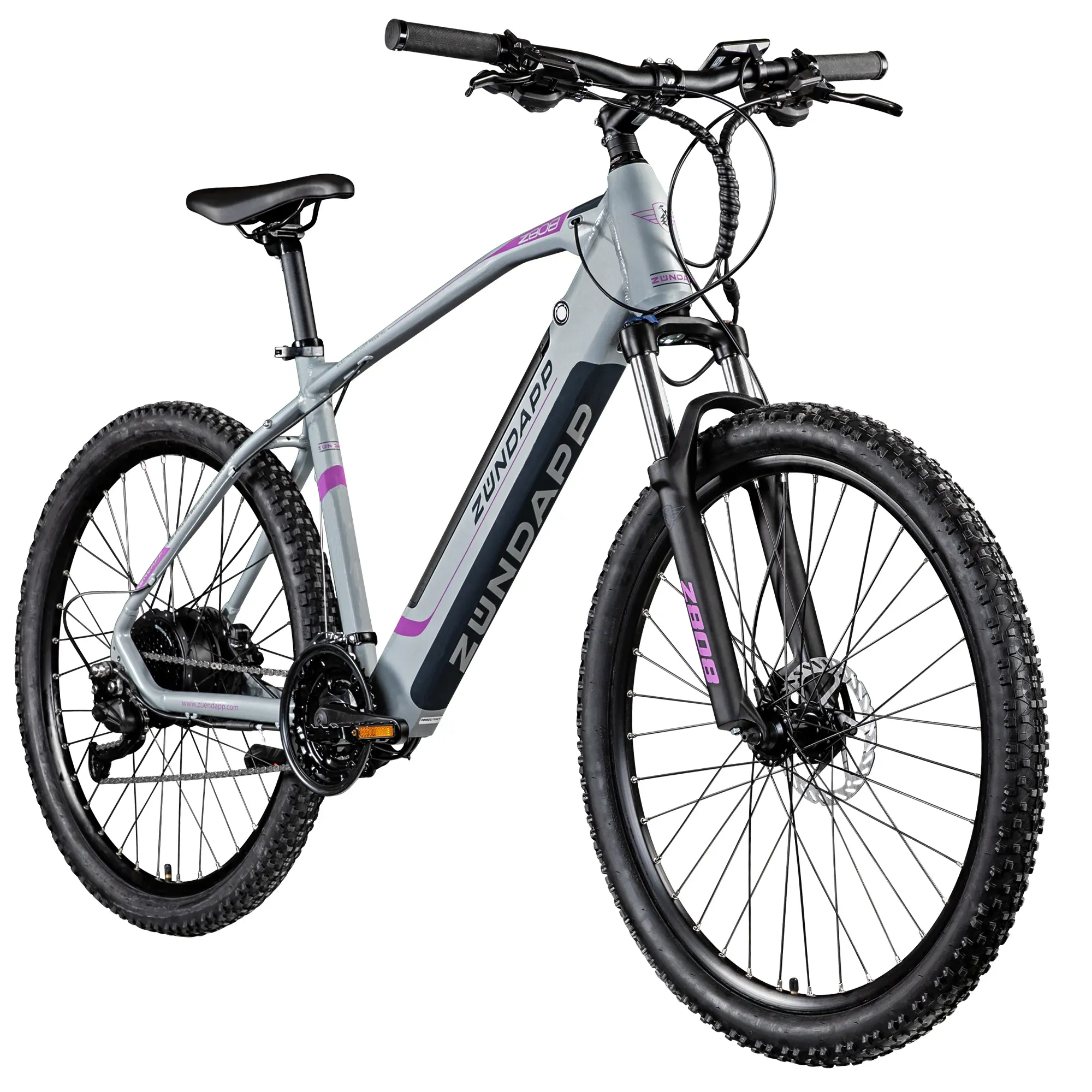 Zündapp Z808 E-Mountainbike für Damen und Herren ab 170 cm E Bike 27,5 Zoll EMTB Hardtail Pedelec Fahrrad Elektrofahrrad