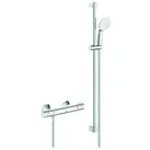 GROHE Thermostat-Brauseset Grohtherm 800  1/2"", mit Brausegarnitur 90cm, chrom
