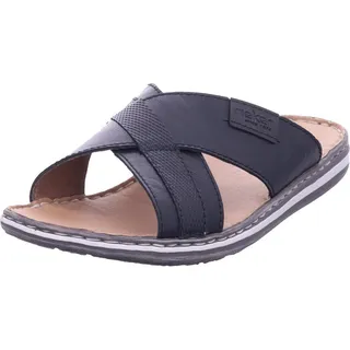 Rieker Herren Pantolette in schwarz Gr. 43