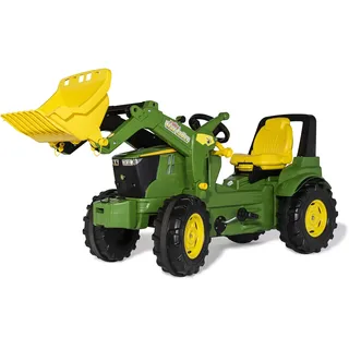 Rolly Toys Trettraktor rollyFarmtrac Premium John Deere inkl. rollyTrac Lader grün