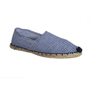 Sonnenscheinschuhe ESPANDRILLOS Streifen Blau Gr. 36-46 NEU gestreift Espadrilles Espas Espandrilles Espadrillos (39) - 39 EU