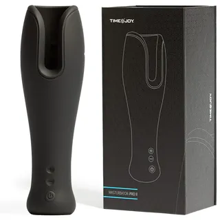 Time 4 Joy® Masturbator für Männer - Sexspielzeug für Männer - Pocket Pussy - mit Aufbewahrungstasche - Schwarz