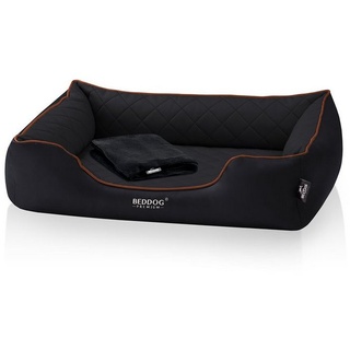 BedDog PREMIUM Orthopädisches Hundebett BUFFY, Memory Foam, Kunstleder, mit abnehmbaren