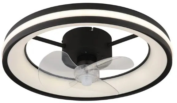 Globo 03651 LED Ventilator mit Licht GATIAN  | 30W integrierte LED-Quelle | 2215lm | 2700-6500K