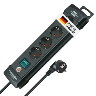 4-fach 1,80 m schwarz