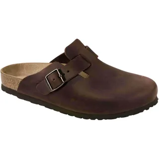 Birkenstock Boston Nubukleder geölt schmal habana 37