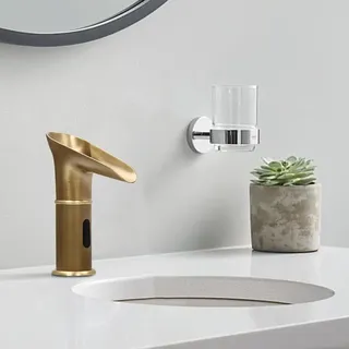 Sensor Wasserfall Wasserhahn berührungslose Armatur (Antikfarbe) für Bad Küche