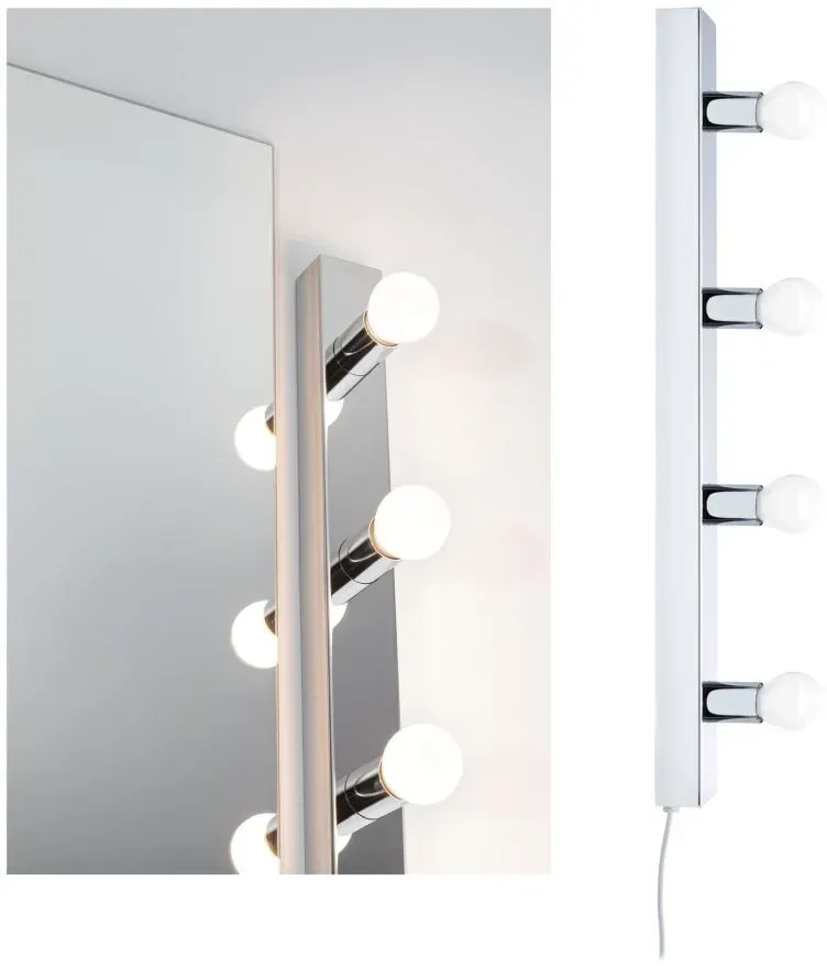 Paulmann 5325 Spiegelleuchte Regula II inkl. Leuchtmittel E14 2700K 4x470lm 230V 4x4,5W Chrom